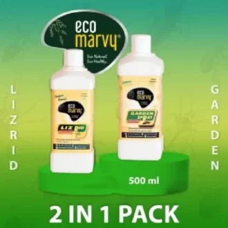 𝟮𝗶𝗻𝟭 𝗣𝗮𝗰𝗸: 𝗚𝗮𝗿𝗱𝗲𝗻 𝗦𝗽𝗿𝗮𝘆 & 𝗟𝗶𝘇𝗮𝗿𝗱 𝗥𝗲𝗽𝗲𝗹𝗹𝗲𝗻𝘁(𝟓𝟎𝟎𝒎𝒍) Concentrate | Zero Chemical | 1:10 Water Mix | Highly Safe for Kids, Pets & Environment