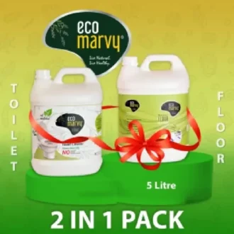 𝟮𝗶𝗻𝟭 𝗣𝗮𝗰𝗸: 𝗧𝗼𝗶𝗹𝗲𝘁 & 𝗙𝗹𝗼𝗼𝗿 𝗖𝗹𝗲𝗮𝗻𝗲𝗿(𝟓𝑳)| Zero Chemical | Highly Safe for Kids, Pets & Environment